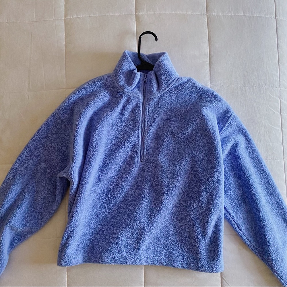 GLASSONS Cobalt Blue Fleecy Quarter Zip